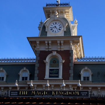 Magic Kingdom Main Street USA Train Station